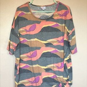 LuLaRoe ‘geode/camo’ Irma Large